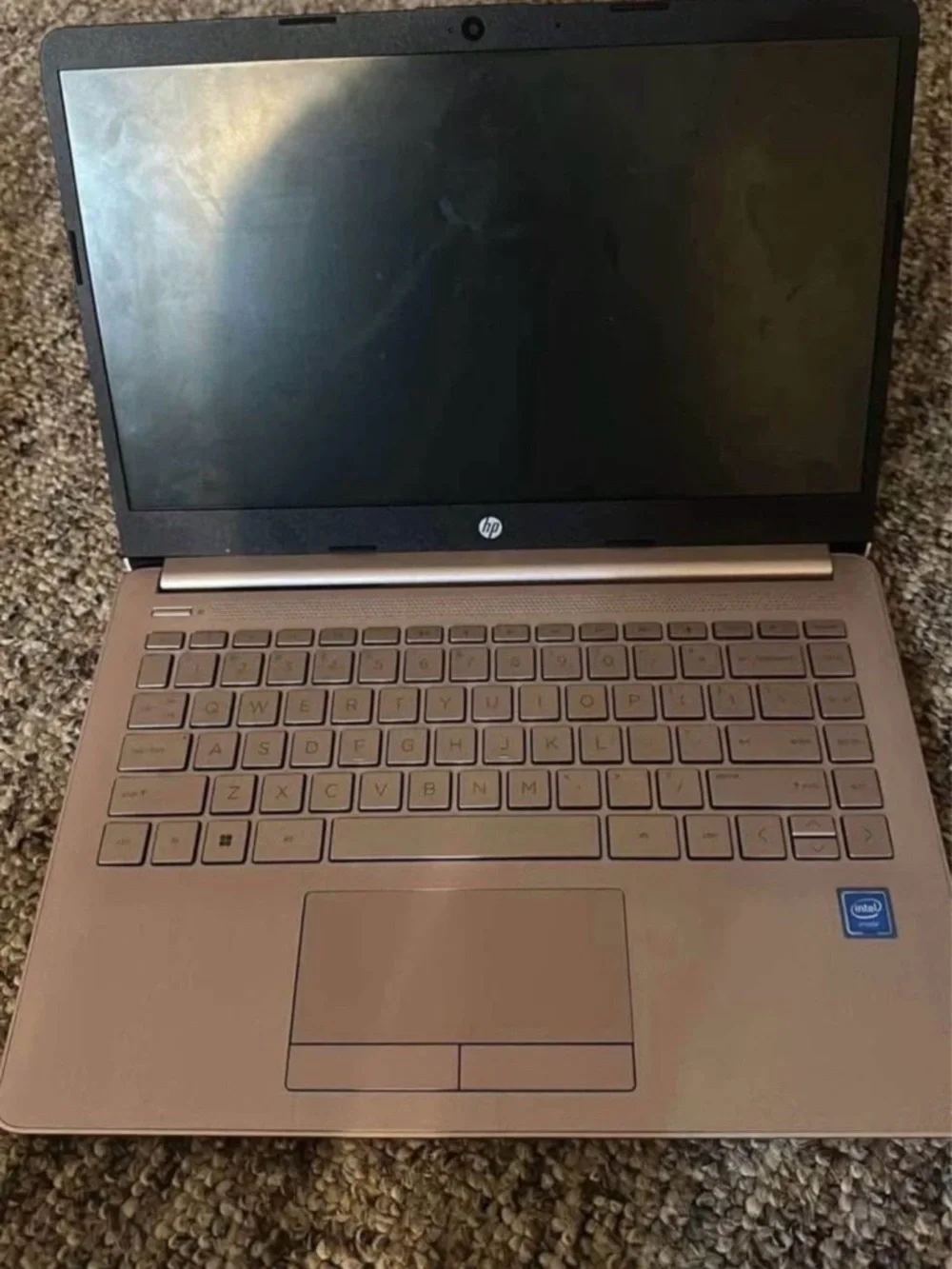HP Laptop in Rose Gold Metallic Finish